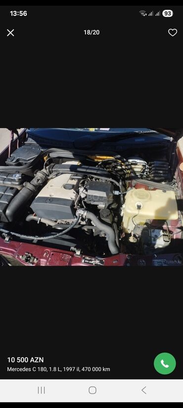 Mercedes-Benz: Mercedes-Benz C 180: 1.8 l | 1997 il Sedan — 18