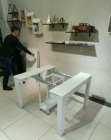 Столы-трансформеры: Стол трансформер "Швейцар 40/77" длина от 48 до 300 см высота — 6