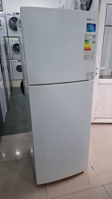 sharp soyuducu qiymetleri: 2 qapılı Samsung Soyuducu Satılır, rəng - Ağ, Təkərli