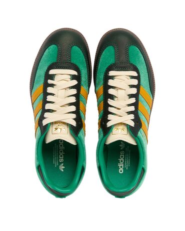 обувь адидас: Кроссовки Adidas Originals Samba OG shoes в зеленом цвете. Верх