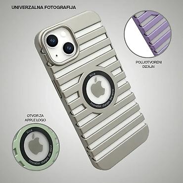 fly mx200i: Futrola LINES LOGO CUT za iPhone 15 Pro (6.1) crna. Kataloški broj — 1