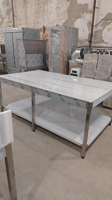 Restoran, kafe avadanlığı: Paslanmayan poladdan istehsal olunmuş peşəkar iş masası - Üst panel — 1