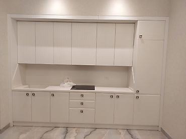 divar ref: Mebel dəsti – müasir dizaynlı ağ rəngdə - Mətbəx mebeli: Divar və alt — 2