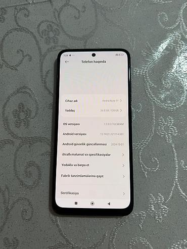 redmi note 7 world telecom: Redmi Note 11, 128 GB, rəng - Qara, İki sim kartlı — 4