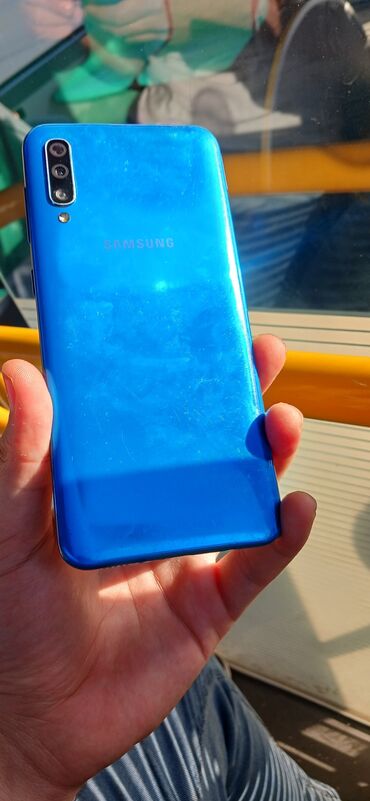 Samsung Galaxy A50, 64 GB, rəng - Göy, Sensor