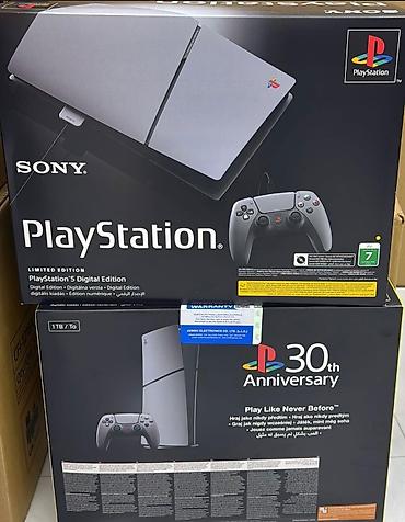 playstation 5 slim: Sony PlayStation 5 Digital Edition – 30-cu ildönümü Limited Edition - — 1