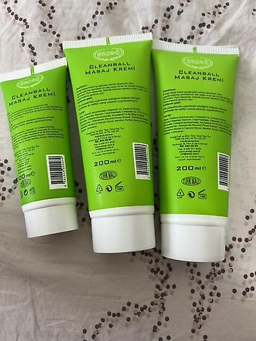 массажеры для шеи: Массажный крем Ersağ Cleanball Masaj Kremi. В наборе 3 тюбика: - 2 — 3