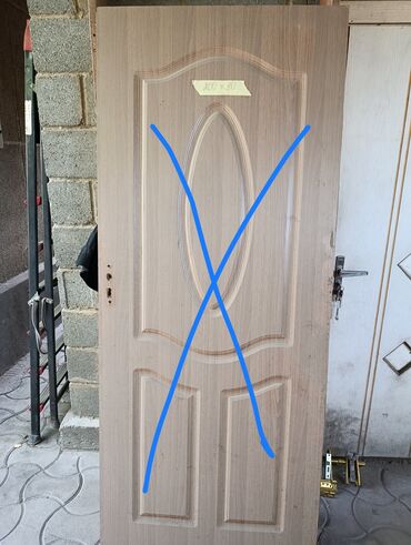 пластиковые двери межкомнатные: Жабык ички эшик, Ламинат, 200 * x 80 см