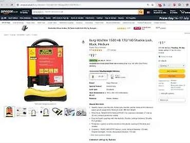 Dodaci za bicikl: Burg Wächter U-lock (model Profi 1500 HB 170/180) - Robusna U-brava — 13