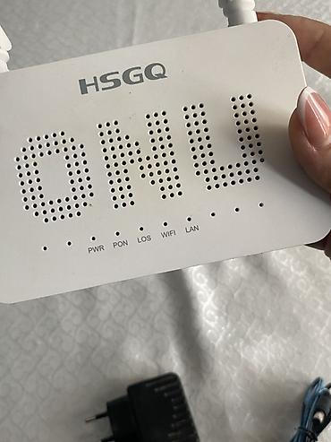 Modemlər və şəbəkə avadanlıqları: HSGQ 1GE + WiFi XPON ONU (model: HSGQ-X100W2) - Fiber internet üçün — 3