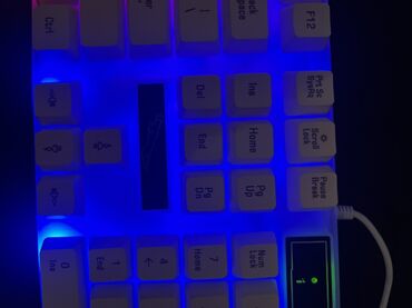 Klaviaturalar: Ağ rəngli oyun dəsti - oyun klaviaturası, oyun üçün mouse, rgb — 4