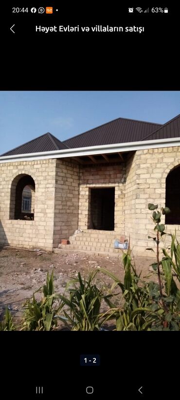 xacmazda satilan heyet evleri: 5 комнат, 120 м², Без ремонта