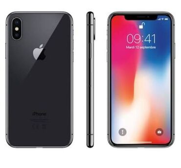 Apple iPhone: IPhone X, Б/у, Space Gray, Кабель, 100 %