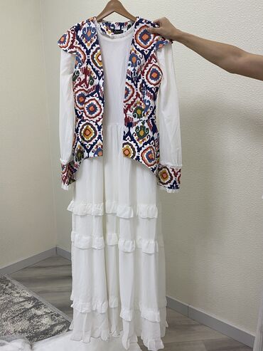 традиционные китайские платья: Повседневное платье, Осень-весна, Длинная модель, M (EU 38)