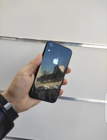 Apple iPhone: IPhone Xr, 128 GB, Black Titanium, Zəmanət, Barmaq izi, Simsiz şarj