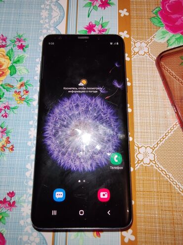 Samsung: Samsung Galaxy S9 Plus, Колдонулган, 256 ГБ, түсү - Көк, 1 SIM