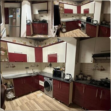 кухонный мебель: Metbex mətbəx kuxna kuxnya quxna mebeli :-təci̇li̇ satilir