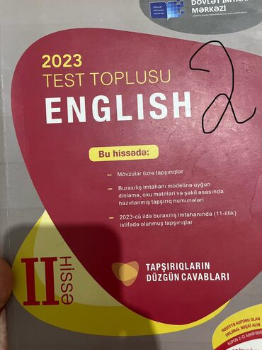 5 ci sinif ingilis dili kitabi yukle pdf: İngilis dili Testlər 11-ci sinif, DİM, 1-ci hissə, 2023 il