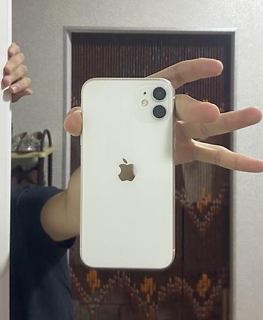 iphone 11 qiymeti işlənmiş: IPhone 11, 128 GB, Ağ, Face ID — 1