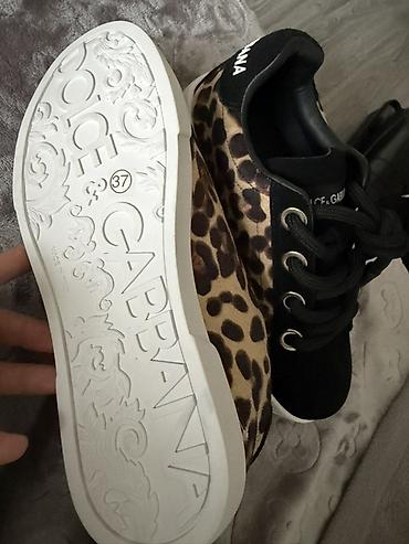 кийии: Кроссовкалар, 38, 38.5, Dolce & Gabbana, Жаңы, түсү - Кара — 2