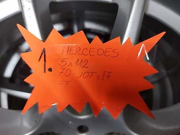 mazda 5: ALUMINIJUMSKE FELNE 1.MERCEDES 17 5 X 112 | 1.ALU FELNE MERCEDES  — 3