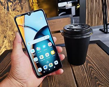 note 3: Redmi, Redmi A3, Б/у, 128 ГБ, цвет - Голубой, 2 SIM, 1 SIM — 1
