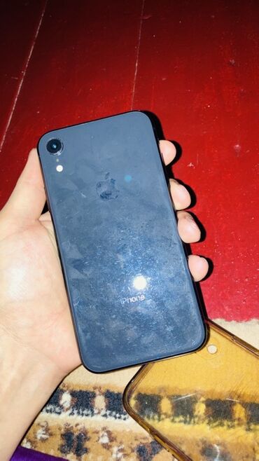 apple watch 5 бишкек цена: IPhone Xr, Колдонулган, 64 ГБ, Кара, Каптама, 77 %