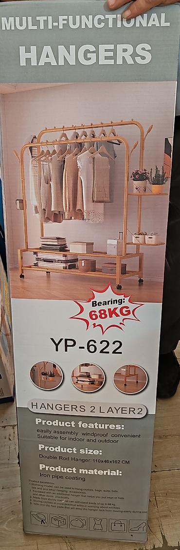 Шкафы-вешалки: Asılqan – YP-622 - Ölçülər: 110 x 46 x 162 sm (eni x dərinlik x — 2