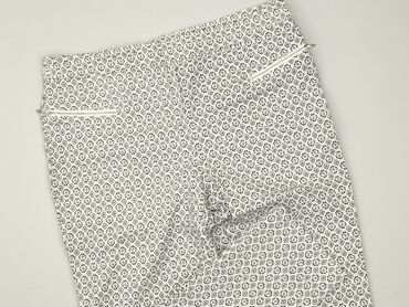 plisowane szerokie spodnie: Material trousers for women, size XL