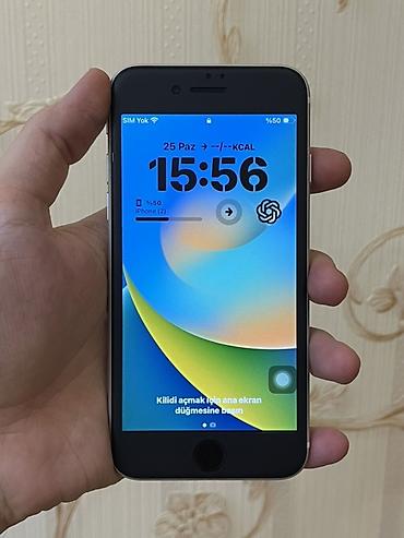 a 73: IPhone SE 2020, 64 GB, Ağ, Barmaq izi — 1