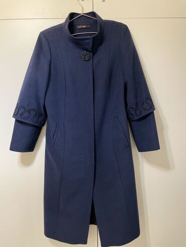 şuba palto: Palto 2XL (EU 44), rəng - Göy