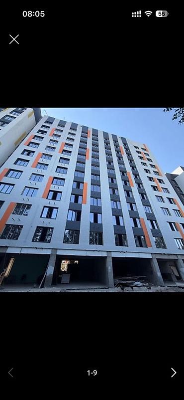 квартира в манасе: 2 комнаты, 76 м², Элитка, 7 этаж, ПСО (под самоотделку) — 1