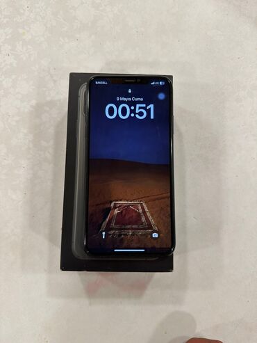 Apple iPhone: IPhone 11 Pro Max, 256 GB, Matte Midnight Green, Face ID, Simsiz şarj, Sənədlərlə