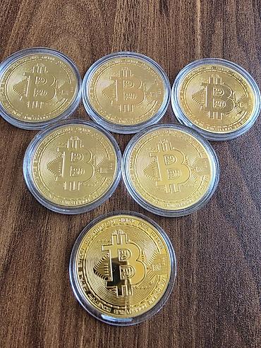 Bitcoin temalı xatirə sikkəsi (fiziki model) qiymət endirildi.ZƏNG