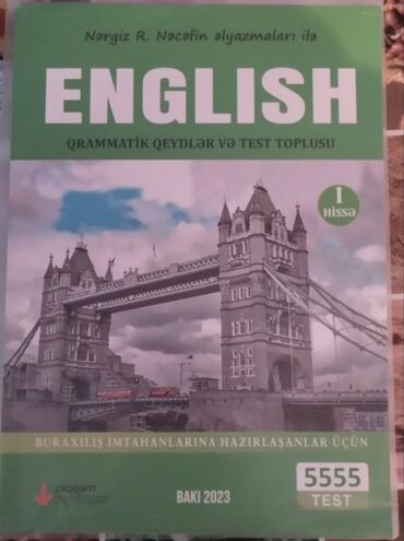 test toplusu: İngilis dili Nərgiz Nəcəf qrammatika test toplusu yeni nəşr. Heç