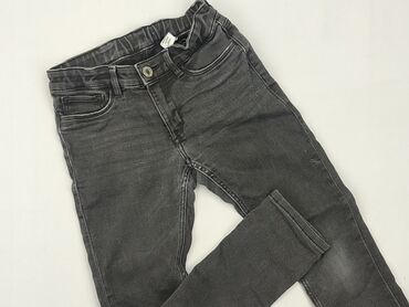 guess jeansy skinny fit: Spodnie jeansowe, 8 lat, 122/128, stan - Zadowalający