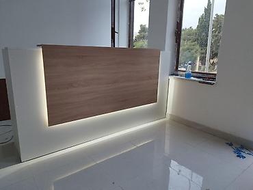 Resepşn masası Recebtion Reception masası — ofis mebellərinin