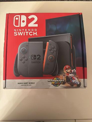 nintendo switch yeni: Nintendo Switch 2 
Yeni kimidir Çox az istifadə olunub 256 GB — 1
