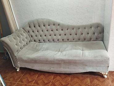 divan kreslo üstü: Klassik üslubda salon dəsti - Divan: Sol tərəfi qollu, sağ tərəfi — 1