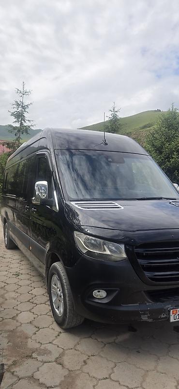 w210 e320: Mercedes-Benz Sprinter, черный, удлинённый и высокий кузов — 3