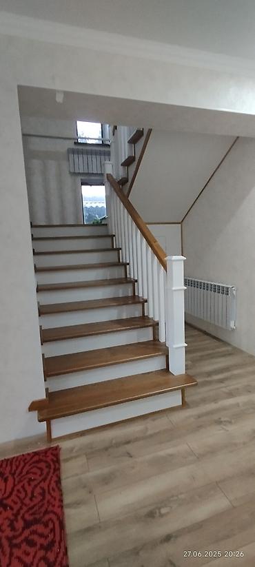 Деревянные лестницы: Деревянная лестница Для дома, Форма лестницы: Прямая, Стиль: Классический — 6