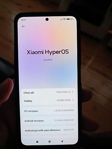 redmi 5a: Redmi Note 12, 128 GB, rəng - Yaşıl, Barmaq izi, İki sim kartlı, Face ID — 2
