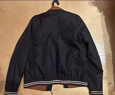 alpha industries: • Məhsul: Kişi gödəkçəsi – RESERVED • Rəng: Qara, kontrast qəhvəyi — 2