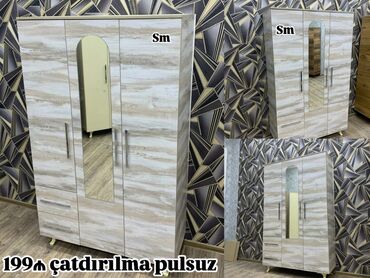 lalafo mebel ikinci el dolablar: Yeni, Açılan, 3 qapılı Düz dolab, Qarderob, paltar dolabı, Azərbaycan