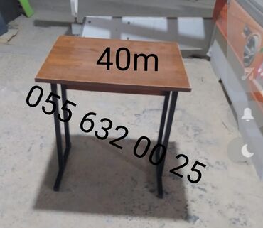 kürsü masası: Yeni, Kvadrat masa, 4 stul, Açılmayan, Stullar ilə, Metal, Azərbaycan