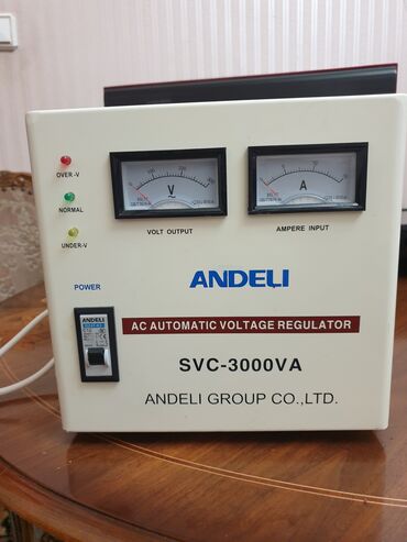 Алчипан: Andeli brendinin SVC-3000VA modeli avtomatik gərginlik tənzimləyicisi