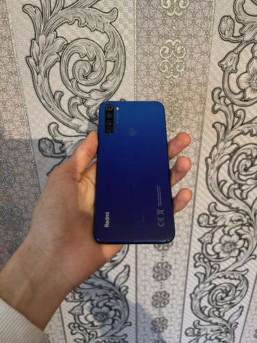 telefonlar 32 s: Xiaomi Redmi Note 8T, 32 ГБ, цвет - Голубой, 
 Отпечаток пальца, Две SIM карты, Face ID