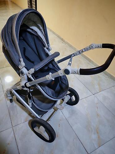 Uşaq dünyası: Uşaq arabası – çoxfunksiyalı 2‑si 1‑də model - Rəng: tünd boz/boz - 2 — 2