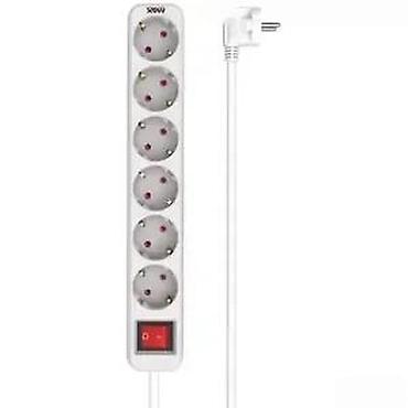 Produžni kablovi: Produžna utičnica sa 6 Schuko priključaka i glavnim prekidačem - Tip — 13