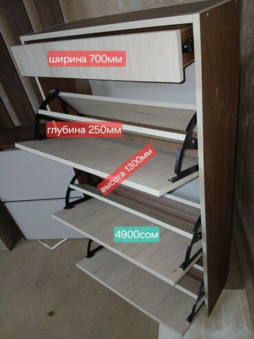 Гарнитуры для прихожей: Гарнитур для прихожей, Вешалка, ДСП, цвет - Белый — 4